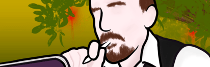 Cartoon render of atrist Reid Savage, AKA 'Tantalus'